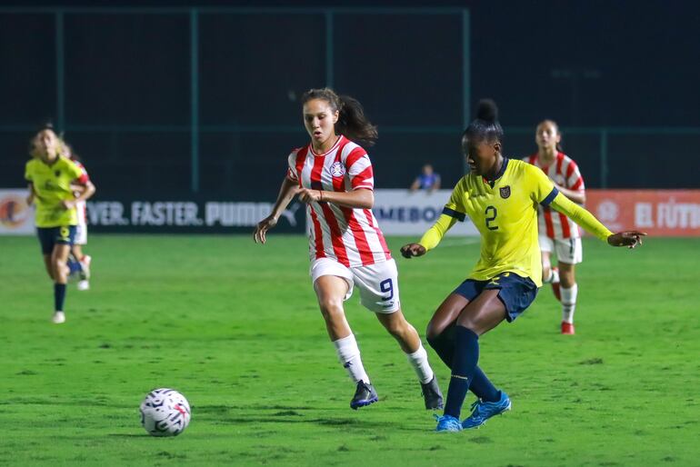 Paraguay perdió con Ecuador por la segunda fecha del Cuadrangular Final del Sudamericano Femenino Sub 17 en el CARFEM de Ypané, Paraguay.