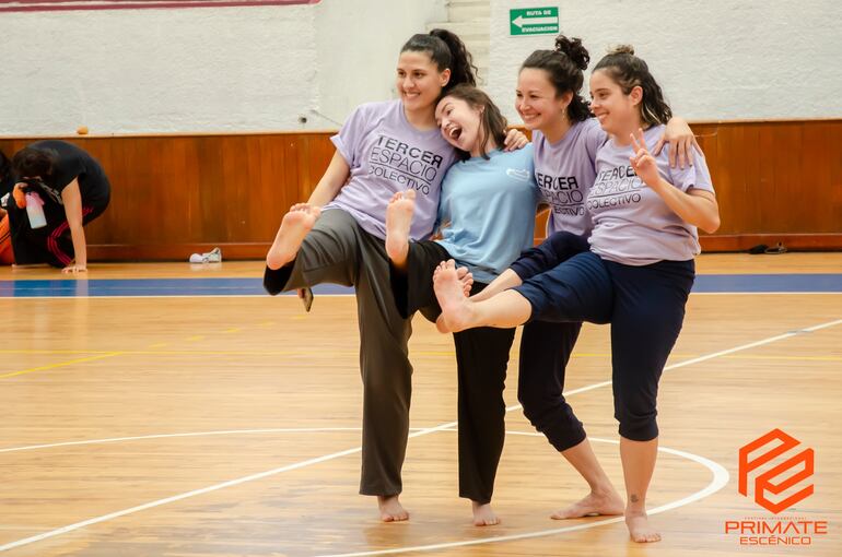 Gloria Morel, Rocío Ortiz, Jazmín Derbas y Paola Ferraro.