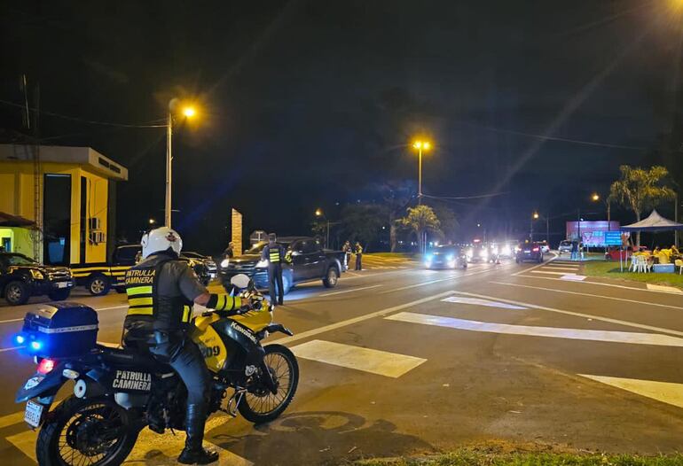 La Patrulla Caminera informó que de momento la jornada se desarrolla con normalidad en la peregrinación hacia la Basílica de Caacupé.