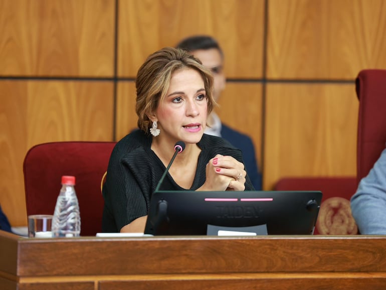 Lea Giménez, jefa de gabinete de Santiago Peña hasta el 15 de agosto.