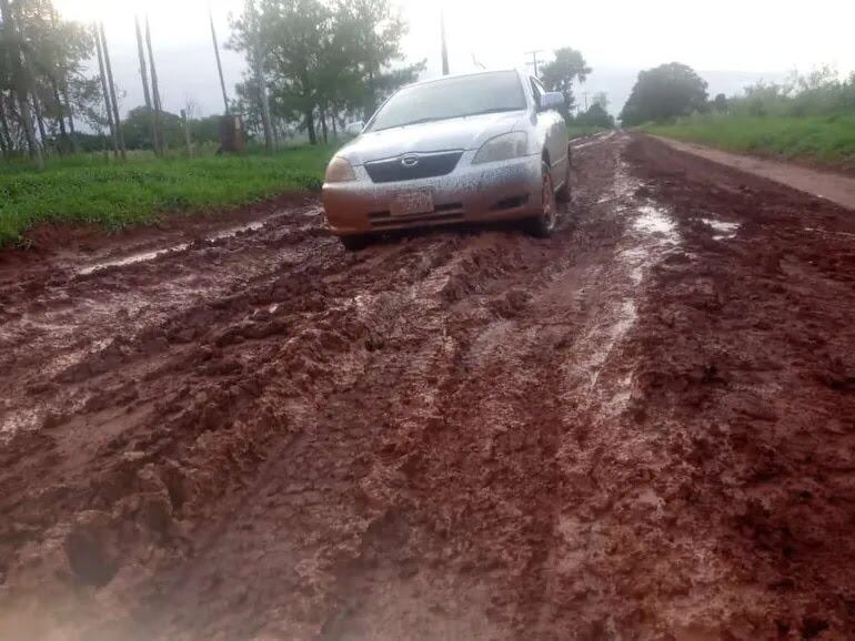 El camino de Pirareta es intransitable.