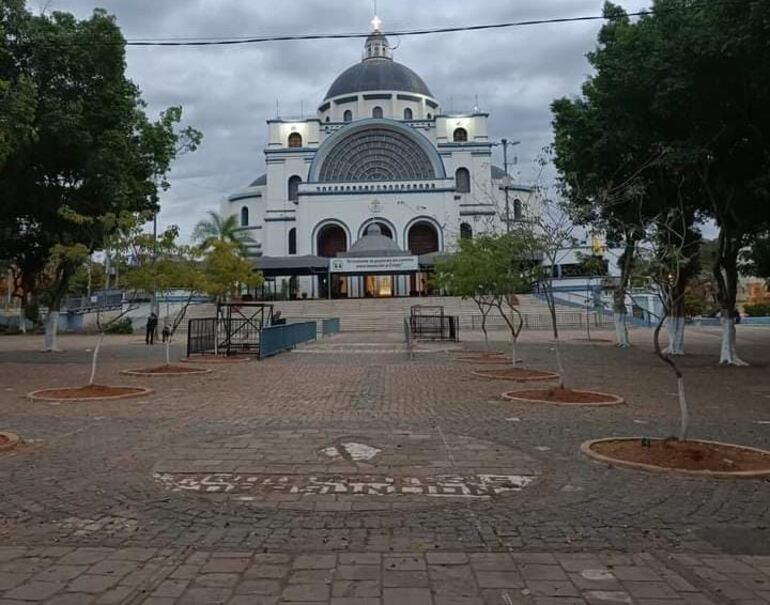 Avanza proyecto de recomposición del arbolado urbano de la Basílica de Caacupé