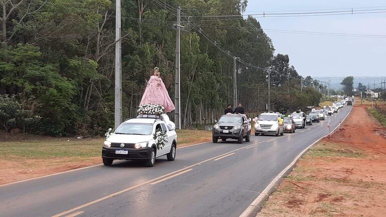 La imagen de la protectora espiritual de la ciudad de Villeta iniciará su recorrida por las compañías este domingo y así dar inicio al novenario.