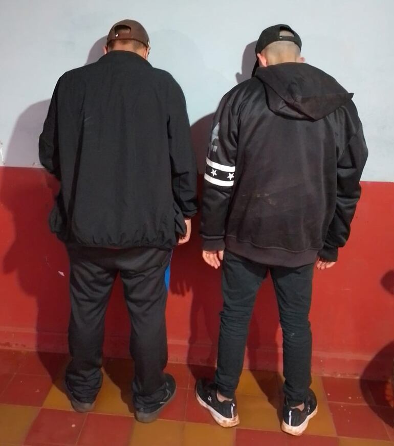 Adolescentes detenidos.