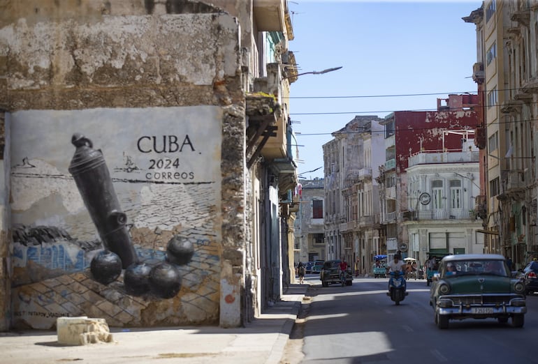 Imagen ilustrativa de las calles del centro histórico de la capital de Cuba.