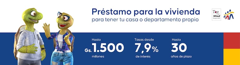 Intereses bajos, con fondos de IPS y AFD, propone Banco Familiar para adquirir una casa o departamento.