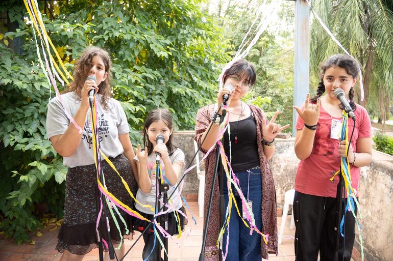 Una de las actividades que ya han realizado desde la iniciativa Mitakuña Rock Camp.