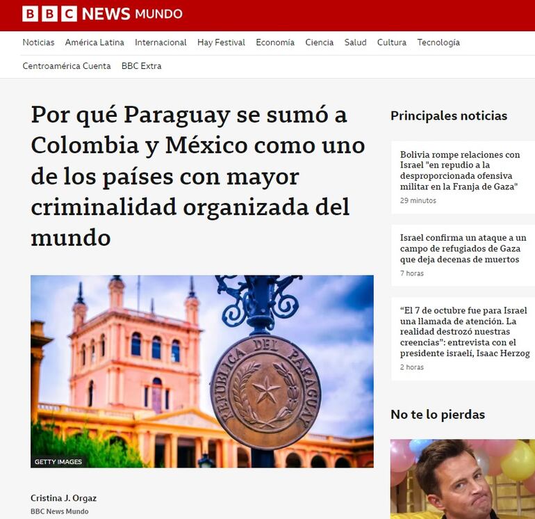 Artículo de la BBC Mundo.