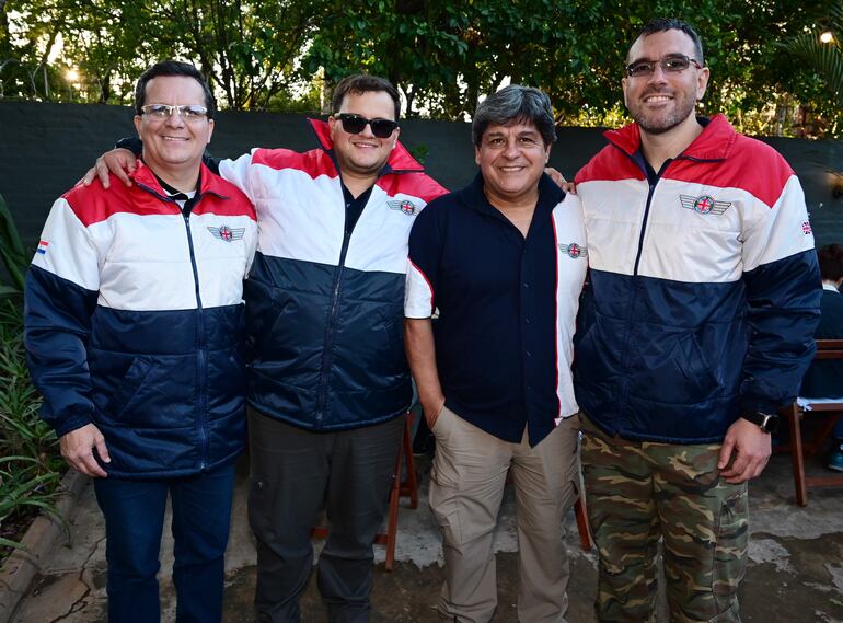 Jim Lisboa, Daniel Artiles, Pepe Solís y Aníbal García.