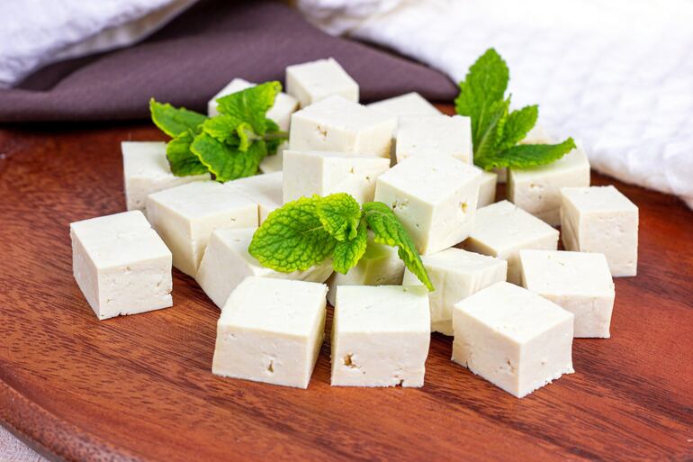 Tofu o queso de soja.