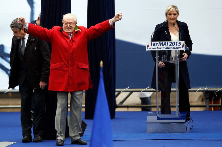 Murió Jean-Marie Le Pen, el fundador del Frente Nacional Francés.