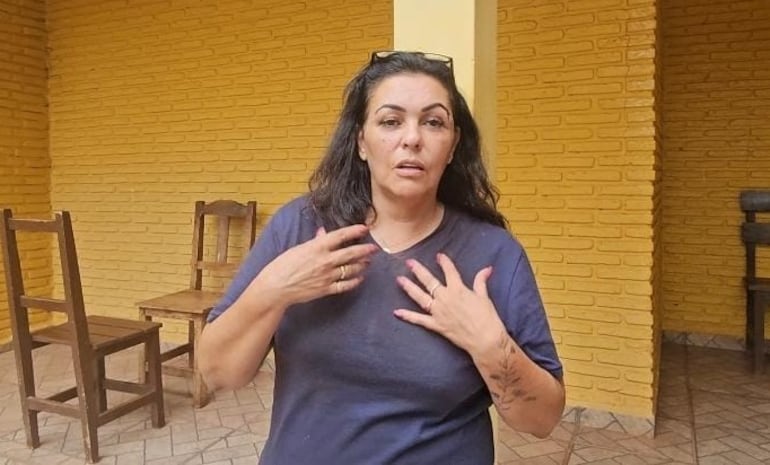 La brasileña Alexandra González, expareja de Luis Bernardo Benítez Chávez.