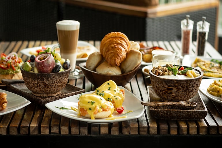 Desayuno variado.