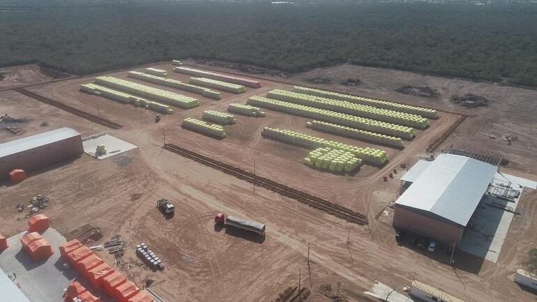 Vista aérea de la algodonera New Cotton.