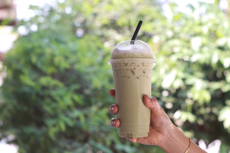 Té verde helado con melón.