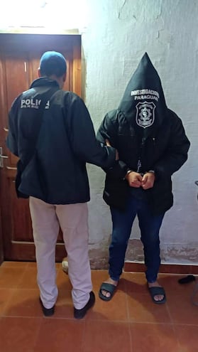 El sospechoso de la tentativa de hurto agravado y lesión producida con la culata de un arma de fuego al propietario de la casa de cambios. Fue detenido en Lambaré.