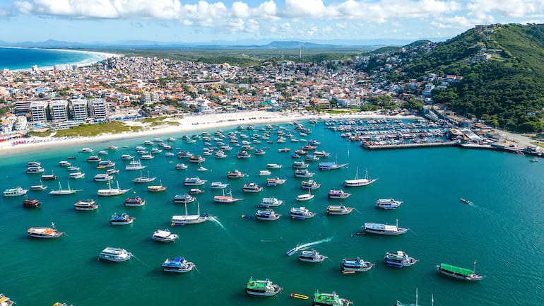 Praia dos Anjos en Arraial do Cabo, Río de Janeiro, Brasil.