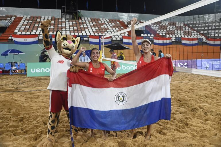 Equipo uno de vóley de playa de Paraguay clasificó a los juegos olímpicos de Francia.