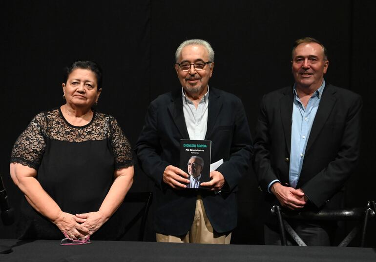 Vidalia Sánchez, Dionisio Borda y Alfredo Boccia.