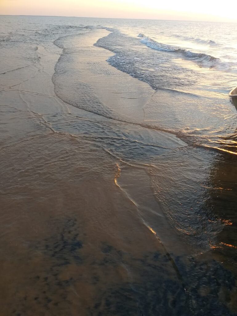 Dunas de San Cosme bajo el río Paraná