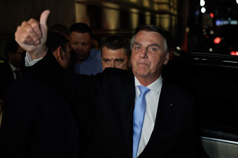 El expresidente de Brasil Jair Bolsonaro.