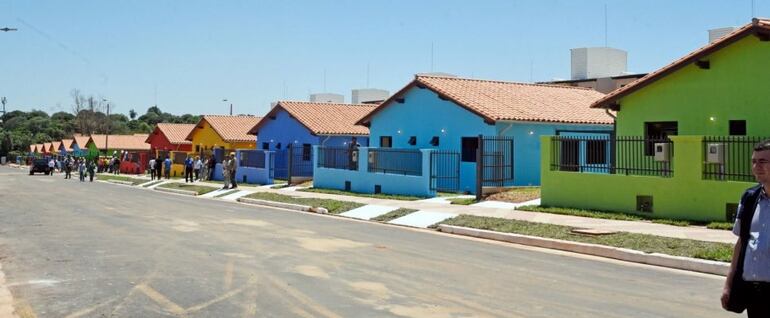 Imagen de referencia: casas del barrio San Francisco. 