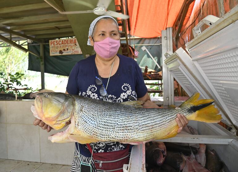 La oferta de pescados es muy variada.