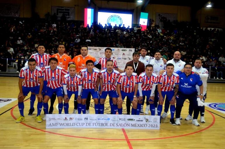 Selección paraguaya de fútbol de salón, que avanzó a la etapa semifinal del certamen en México.