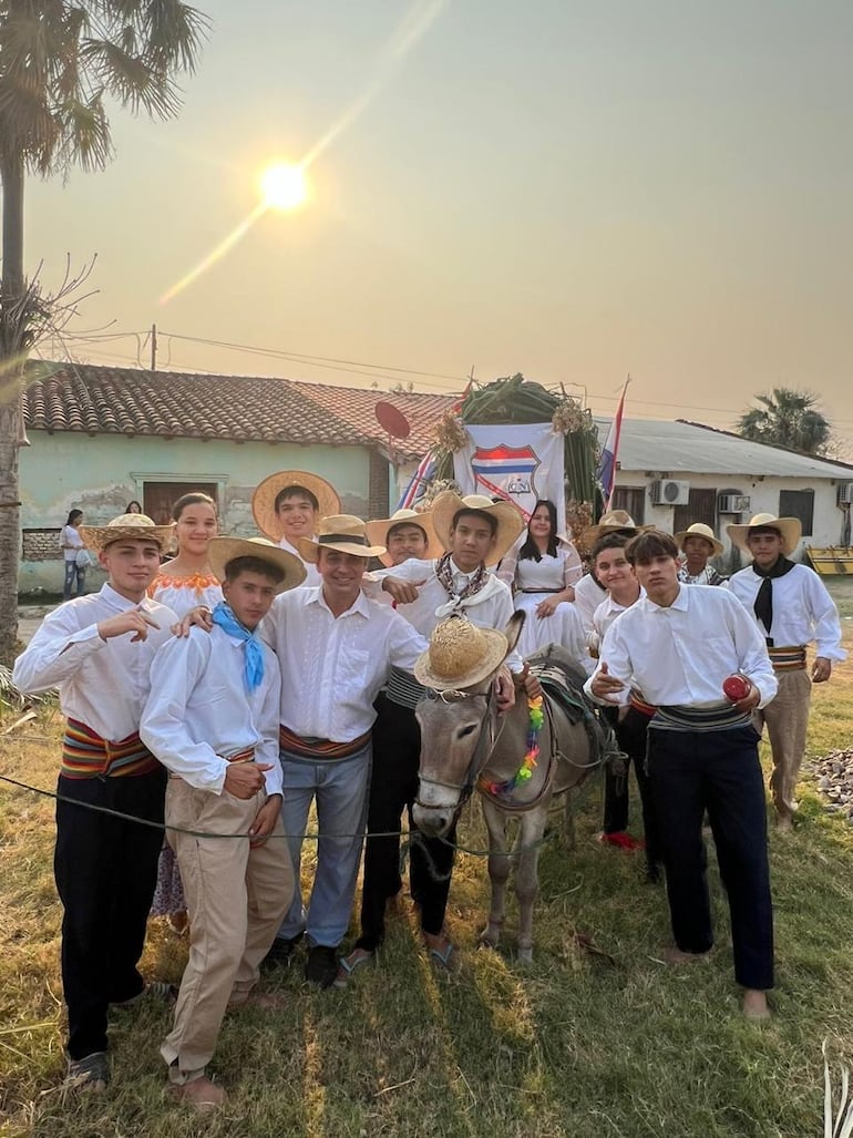 El tradicional burrito, animal de carga utilizado antiguamente por nuestros padres y abuelos.