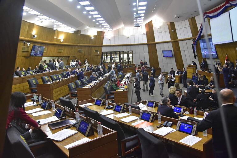 Sesión plenaria de la Cámara de Diputados.