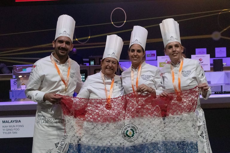 Paraguay brilla en el Mundial de Pastelería y es el segundo mejor de América