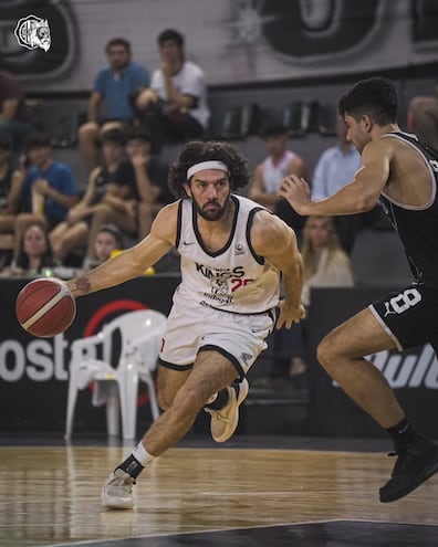 El King Jorge Sequera en el juego que le ganaron a Libertad.

BALONCESTO: Olimpia vs. Libertad - Clausura 2023 21-10-2023