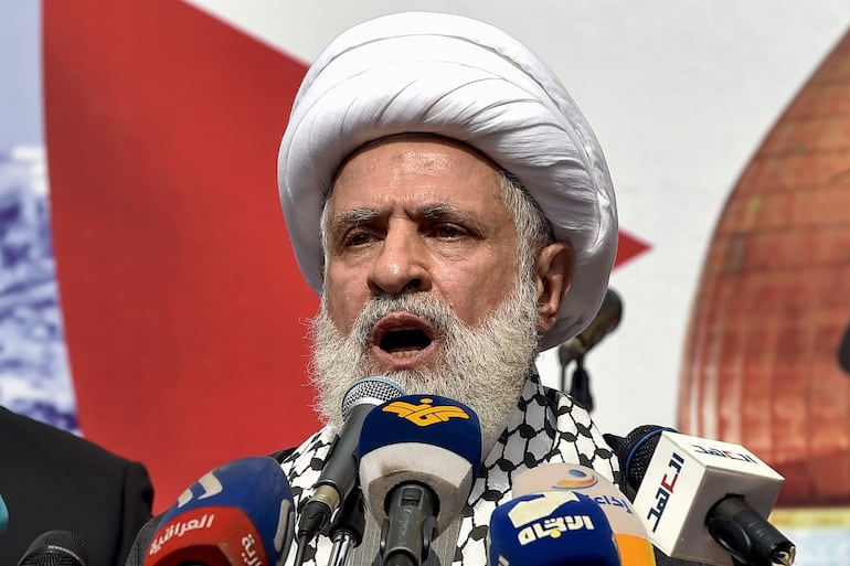 Sheikh Naim Qassem, nuevo máximo líder de Hezbolá.