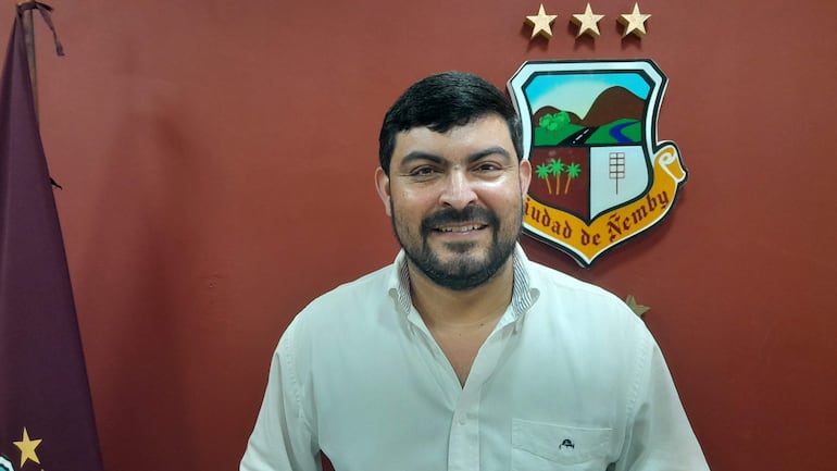 El concejal colorado de Ñemby, Marcelo Martínez, principal crítico del intendente Tomás Olmedo (ANR).