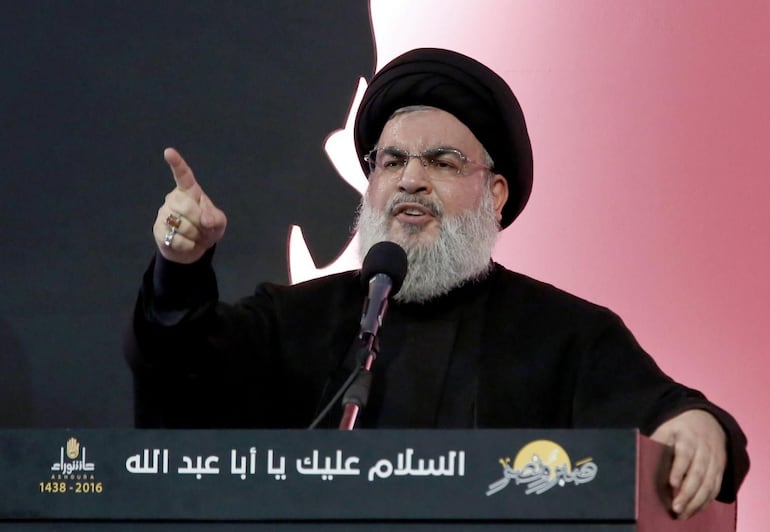 El líder máximo de Hezbolá, Hassan Nasrallah. 