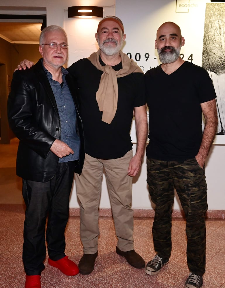 Osvaldo Salerno, Luis Insfrán y Marcelo Barúa. 