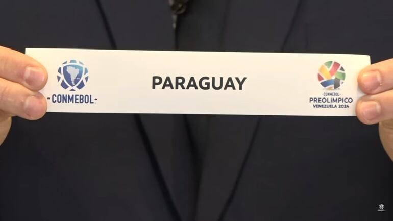 El nombre de Paraguay en el sorteo de la fase de grupos del Preolímpico 2024.