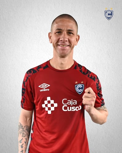 Danilo Ortiz, futbolista paraguayo del Cienciano, que está noche define con Asociación Deportiva Tarma.