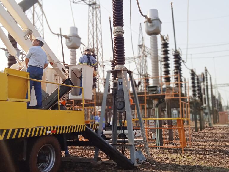 Trabajos para la modernización de transformadores de corriente.