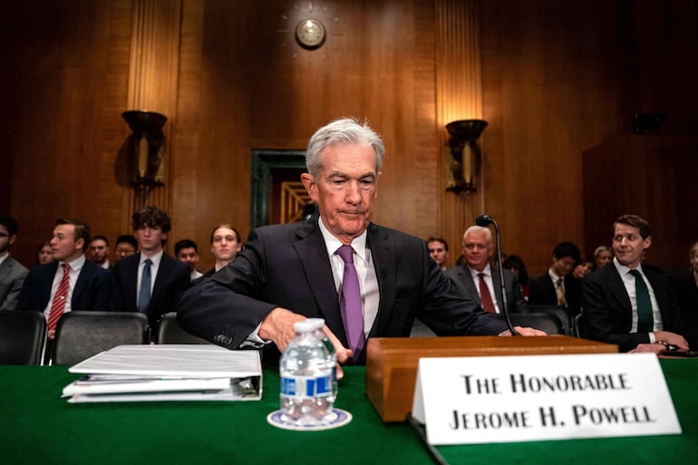 El presidente de la Reserva Federal de Estados Unidos (banco central), Jerome Powell. Se esperan anuncios importantes mañana.