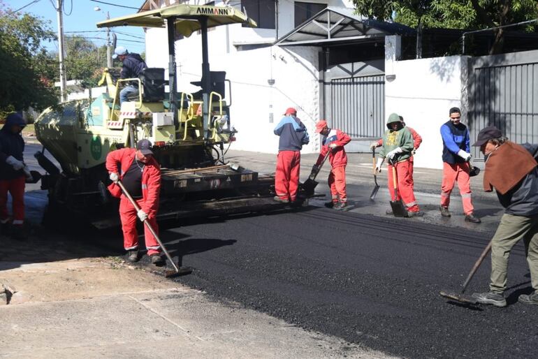 La Comuna realizó los trabajos en junio, hace a penas unas semanas, tras el "ok" de la Essap.