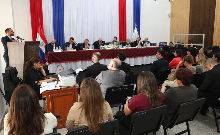 Audiencia pública para defensor general llevado adelante en el Consejo de la Magistratura.