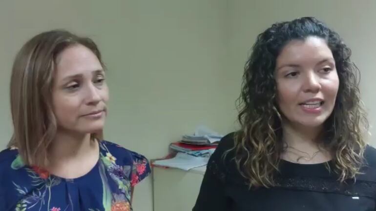 Las agentes fiscales Luz Guerrero y Natalia Silva, relataron lo sucedido tras la suspensión de la audiencia preliminar.