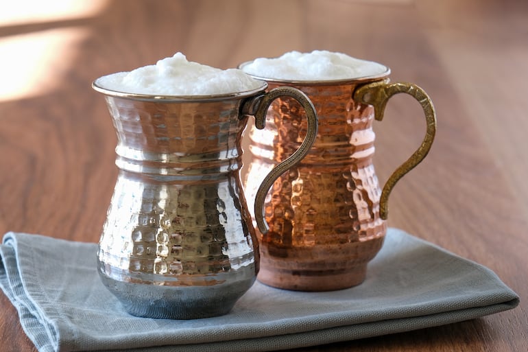 Ayran, bebida refrescante de Turquía.