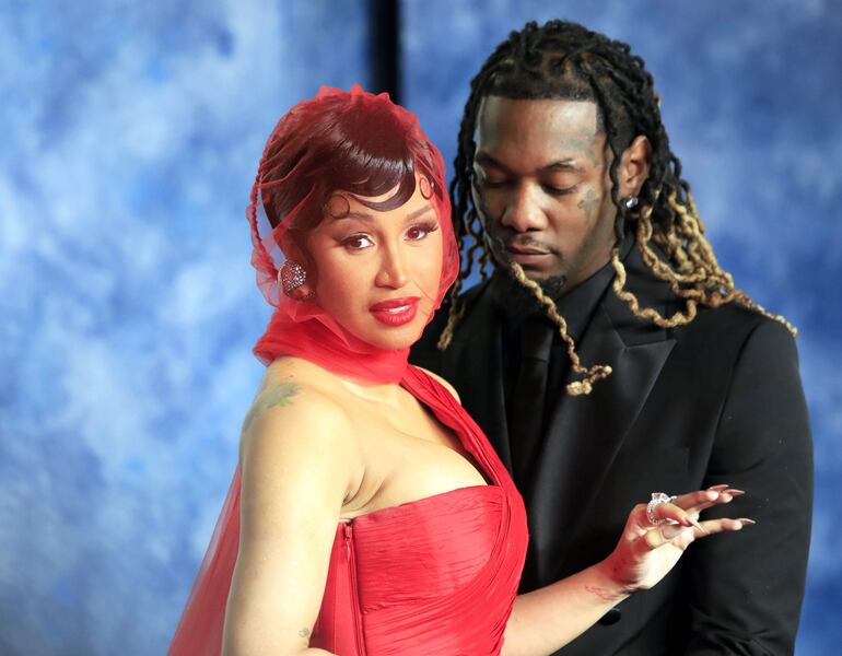 Cardi B and Offset están por segunda vez en trámites de divorcio. (EFE/EPA/NINA PROMMER)
