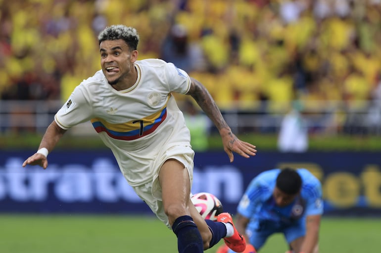 Colombia goleó a Chile en Barranquilla