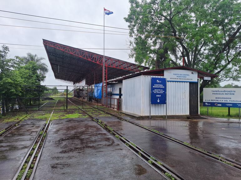 Estación de tren Encarnación administrada por el Consorcio Itapúa Logística.