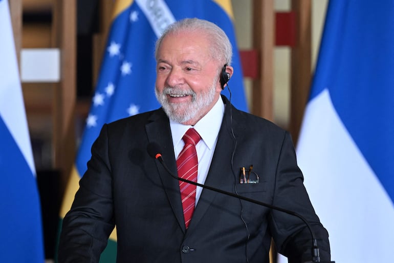 Luiz Inácio Lula da Silva, presidente de Brasil.