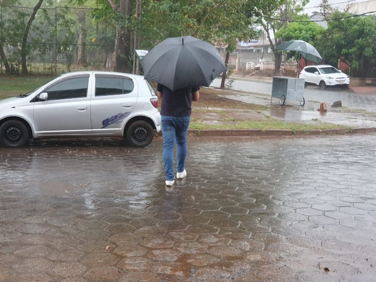 La Dirección de Meteorología anuncia lluvias para este domingo en Ciudad del Este.