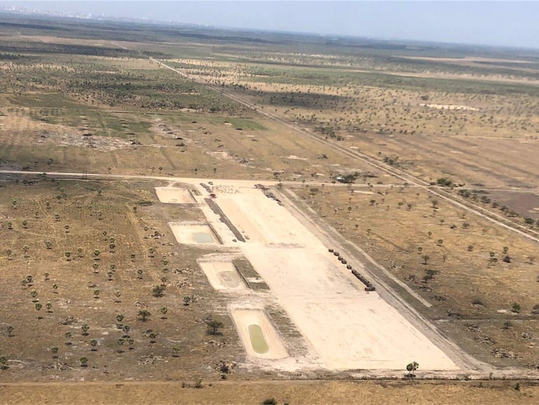 Este es el territorio correspondiente a la finca 916, donde ahora se detectó la existencia de una estancia, bastante bien montada y para nada precaria.